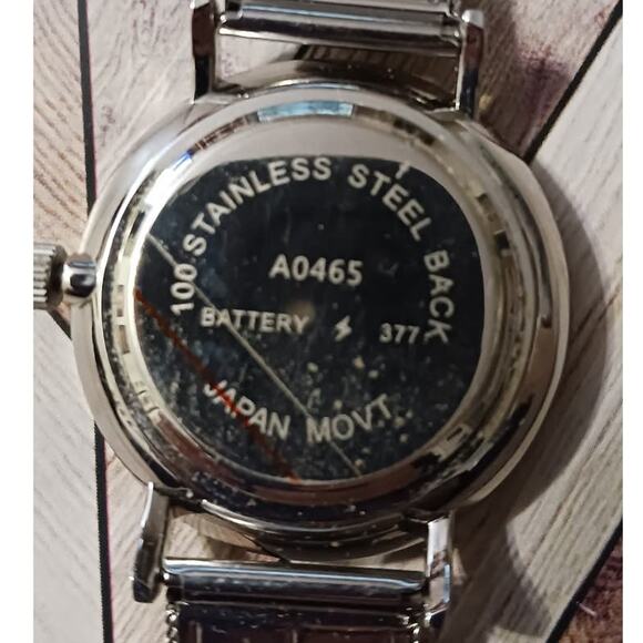 Men's watch Japan Movt silver tone sundials - Picture 2 of 5